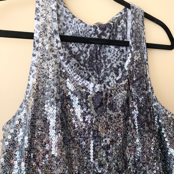 Urban Outfitters Silence + Noise Sequin Tank Top - Picture 2 of 6